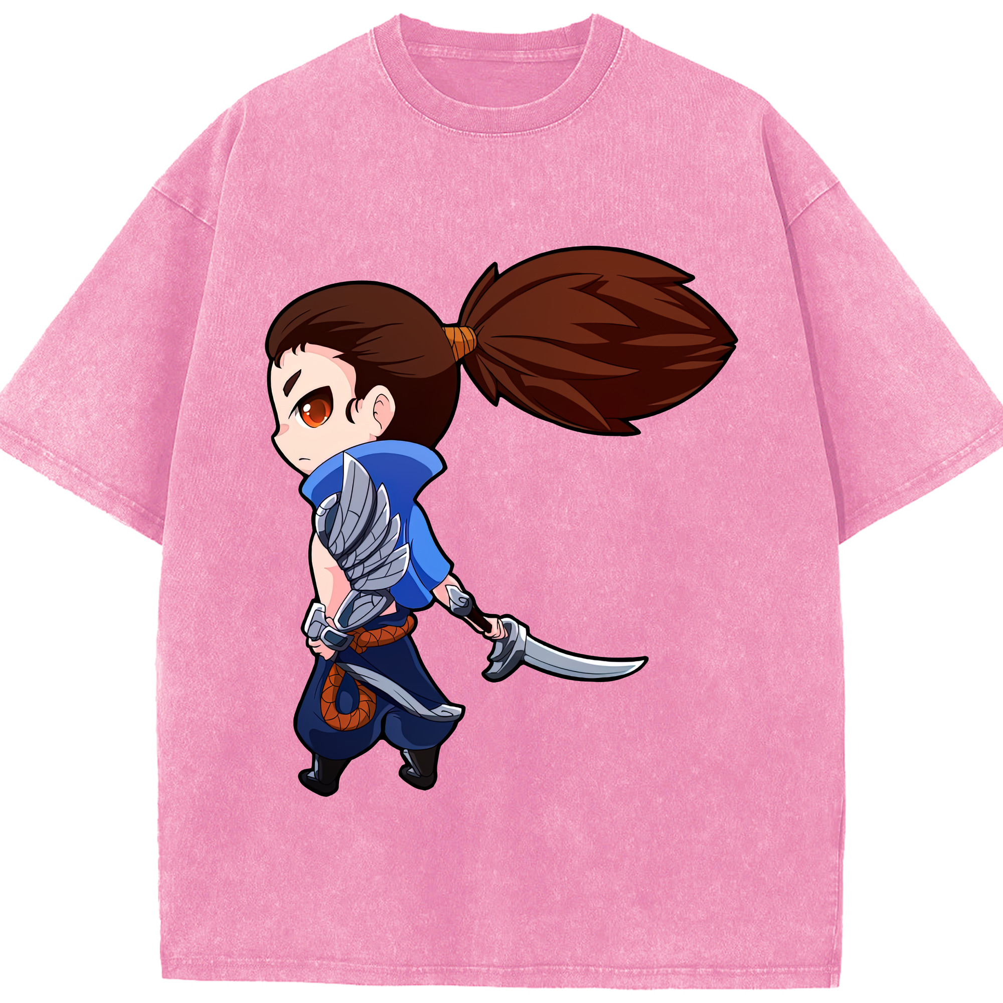 リーグ・オブ・レジェンド League of Legends LOL 綿100% ヴィンテージ風 半袖Tシャツ（フロントプリント）